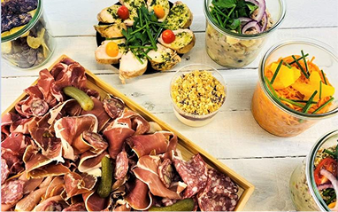 Reception traiteur en Bretagne avec produits de la mer